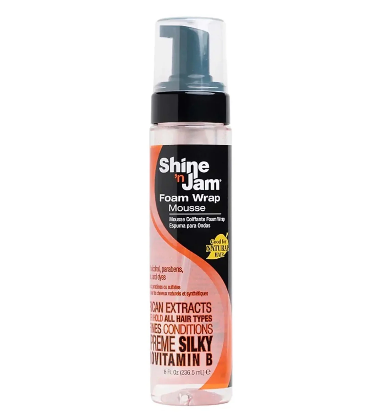 Ampro Shine ’n Jam Supreme Foam Wrap Mousse 8oz.