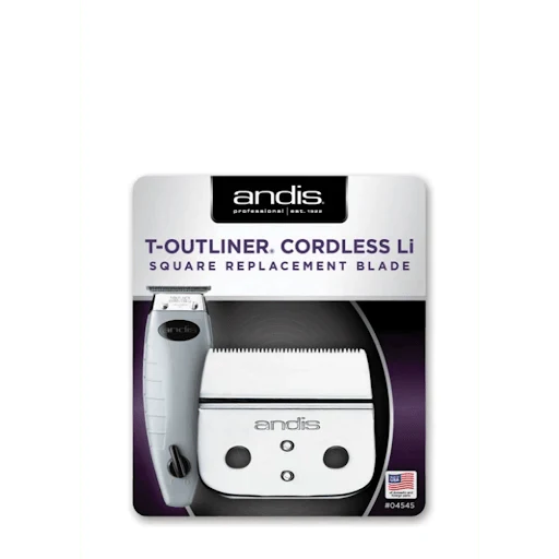 Andis Cordless T-Outliner Carbon Steel Li Square Blade (04545)