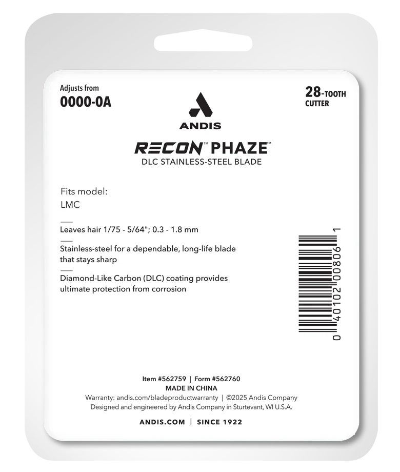 Andis RECON Clipper Replacement Phaze Blade #562759 - Image 3