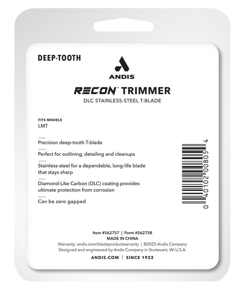 Andis RECON Replacement Trimmer Blade #562757 - Image 3