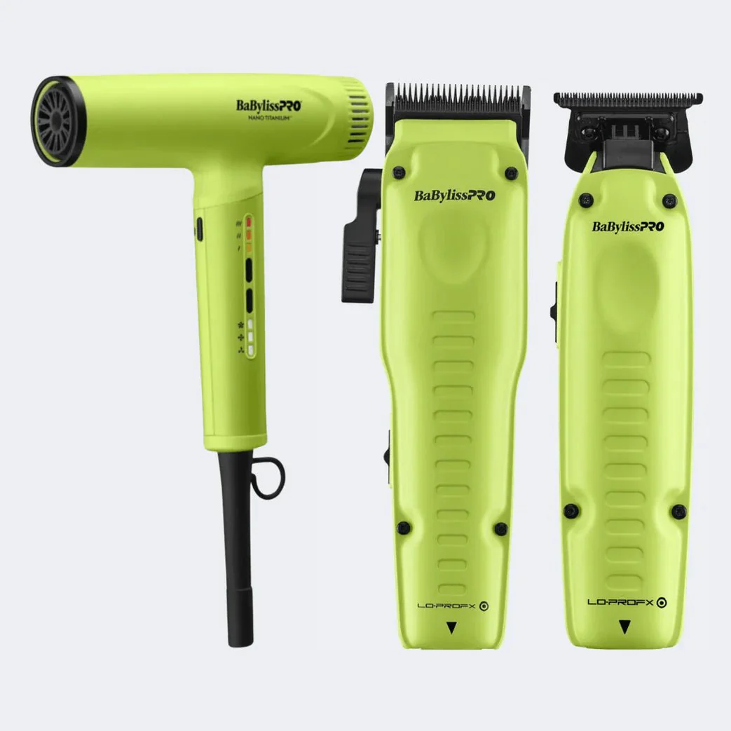 Babyliss PRO Neon Green FXONE Ultimate Bundle – Limited Edition