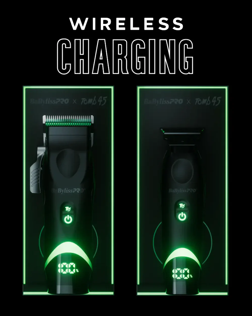 Babyliss x Tomb45 Clipper and Trimmer Bundle with wireless charging pad - Image 2