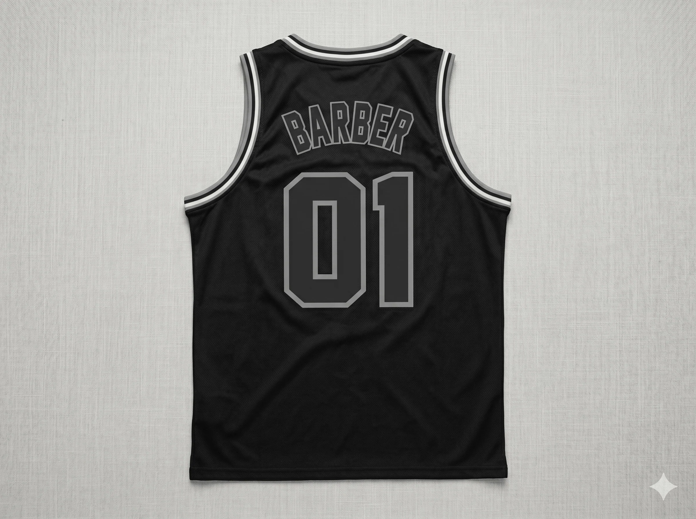 Magnus Barber Basketball Jersey | Breathable Mesh - Image 2