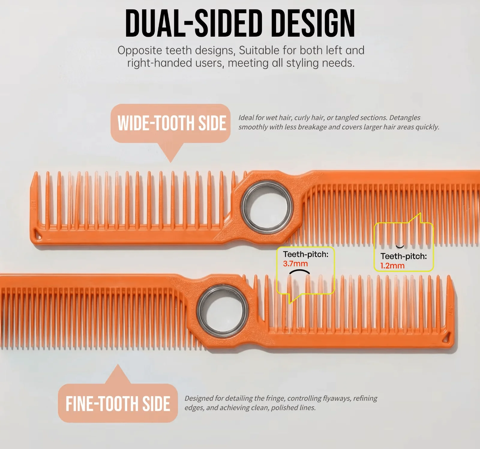 Magnus Spinning Hair Cutting Comb | Barber Fidget Tool - Image 6