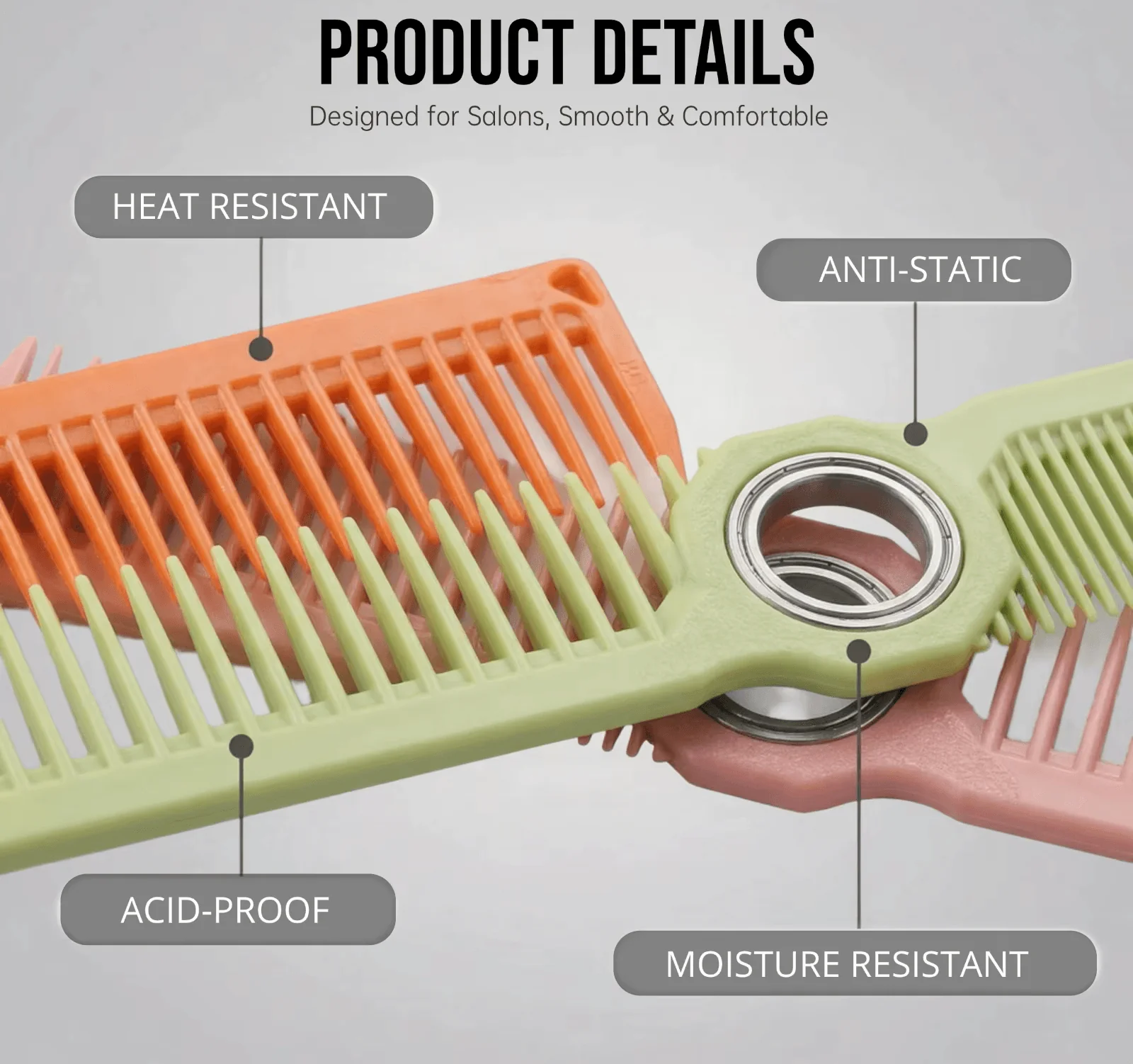 Magnus Spinning Hair Cutting Comb | Barber Fidget Tool - Image 7