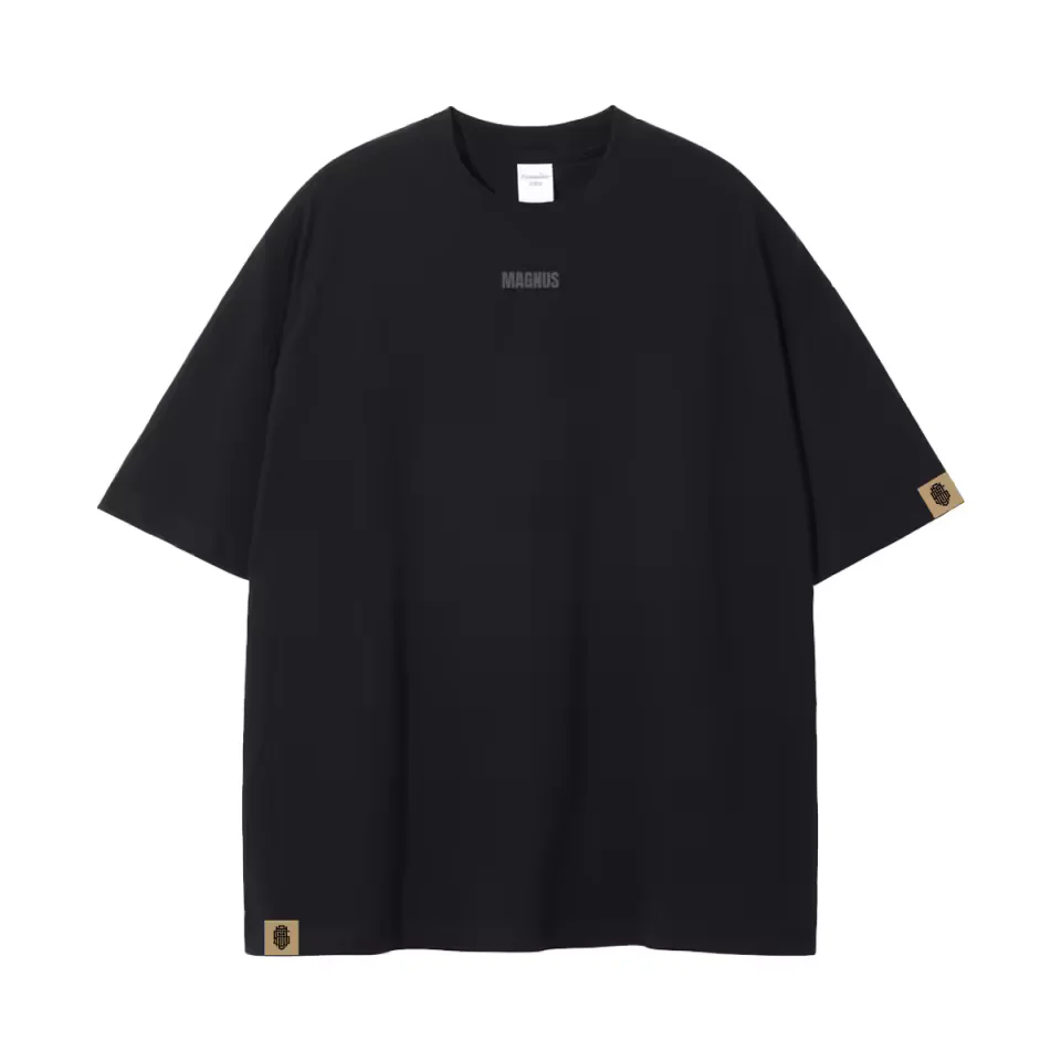 Magnus Oversized T-Shirt Black Hustle Never Fades - Image 4