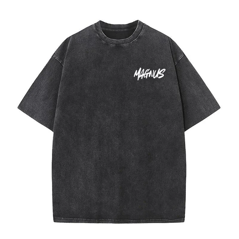 Magnus Oversized T-shirt - Dark Gray Born To Fade - Image 2