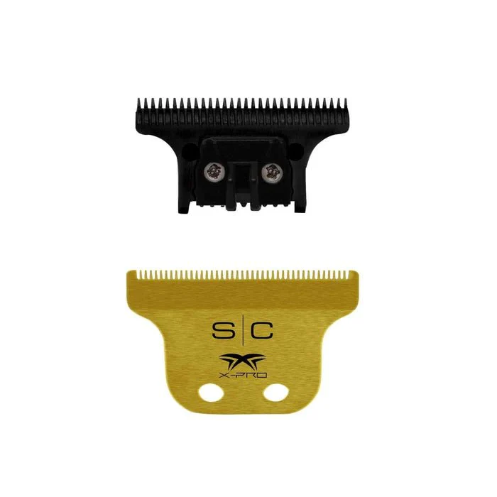 Stylecraft Fixed Gold Titanium Classic X-Pro Trimmer Blade + Black Diamond Carbon DLC The One Cutter Set (SC529GB) - Image 3