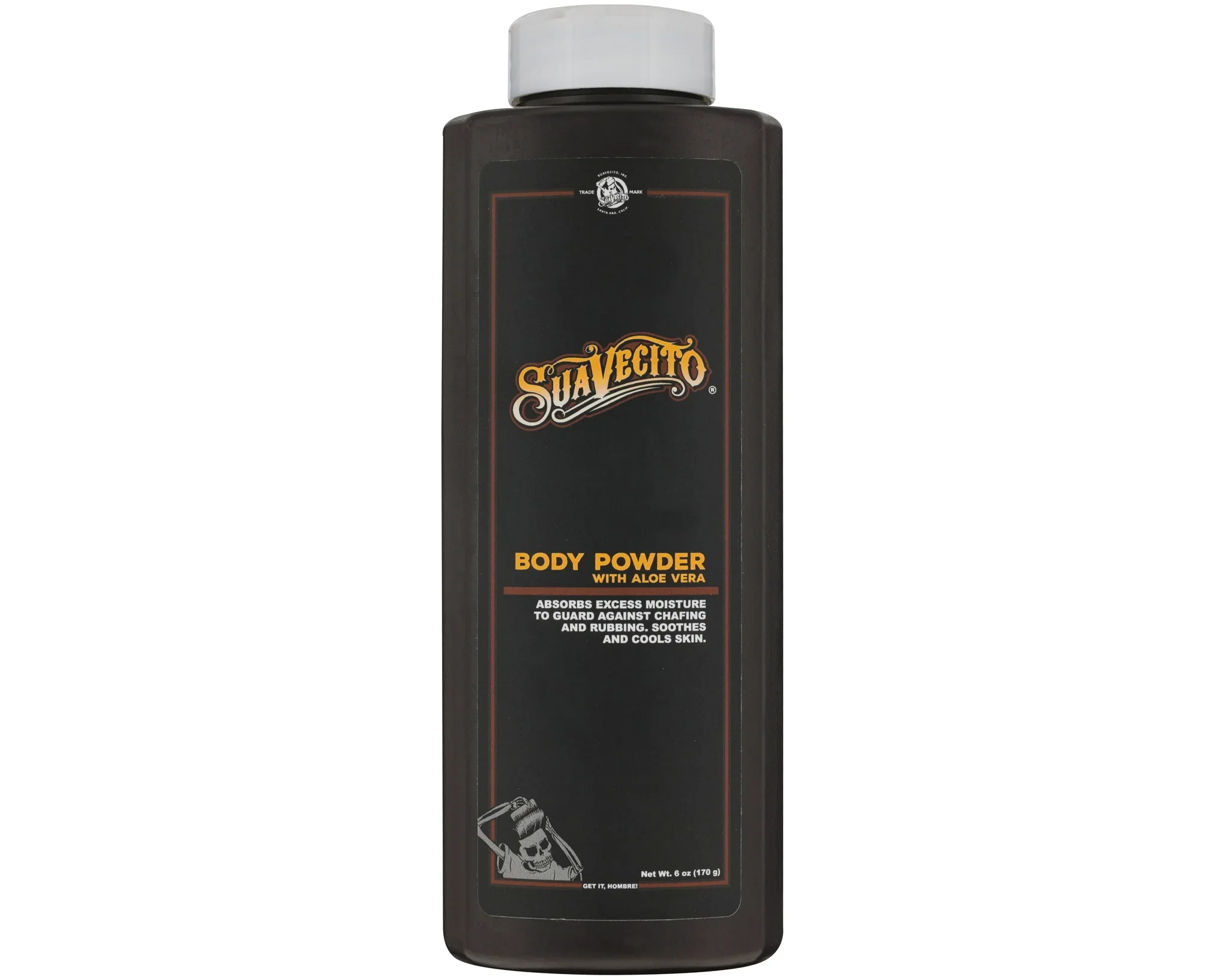 Suavecito Body Powder with Aloe Vera – 6oz / 170g