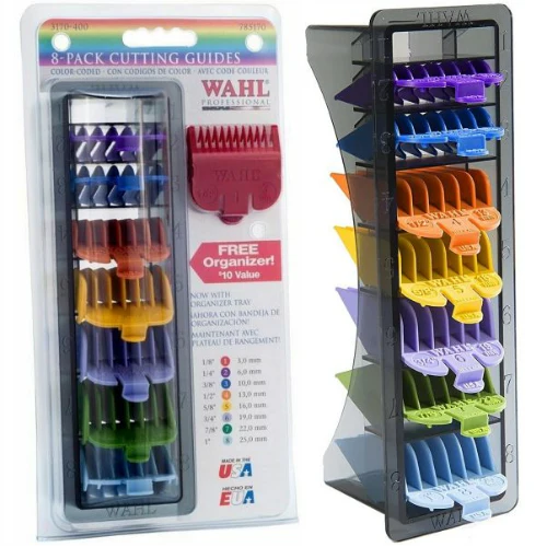 Wahl 8-Pack Colored Cutting Guards #03170-400